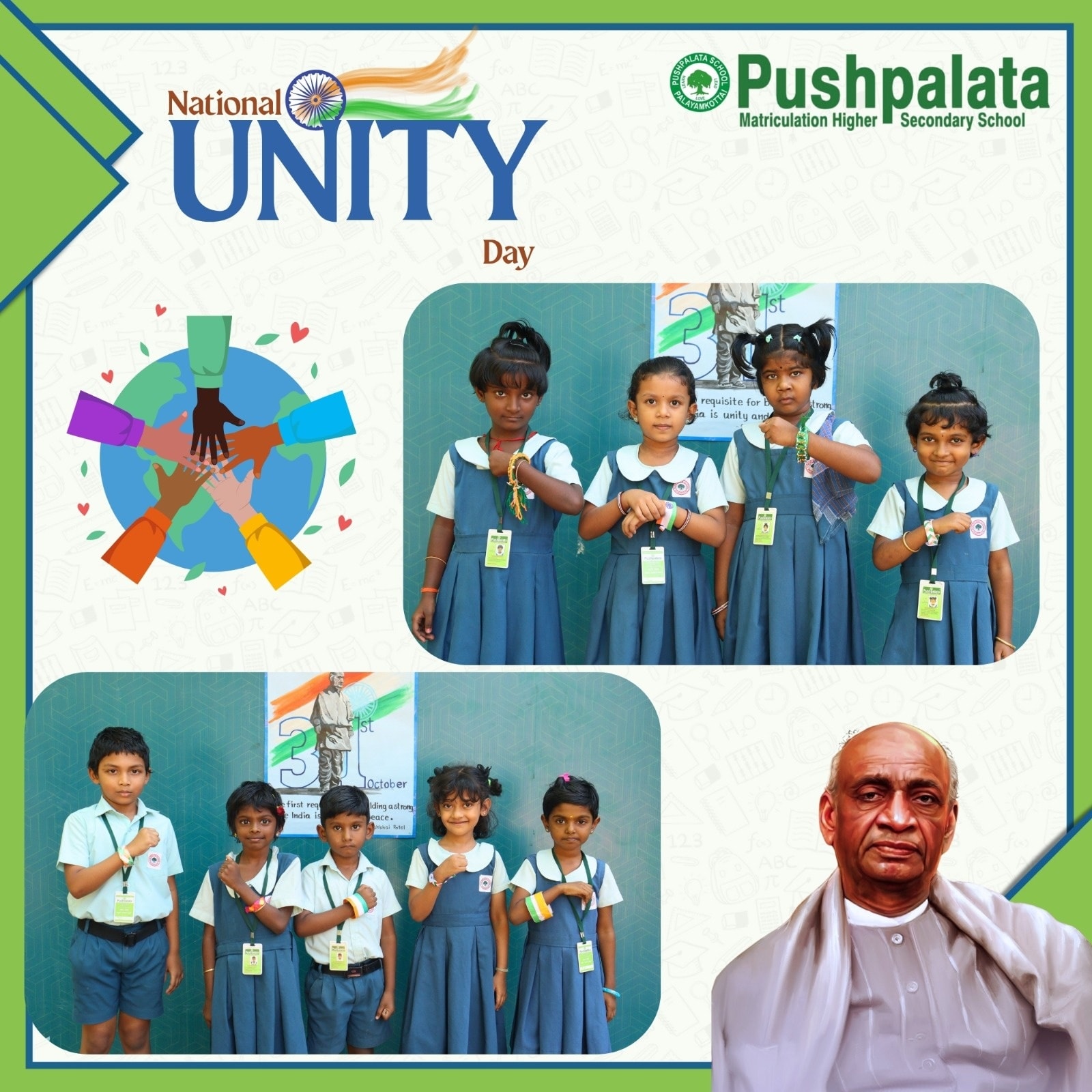 Promoting National Unity National Unity Day – 31.10.2025 | Pushpalata Matriculation Higher ...